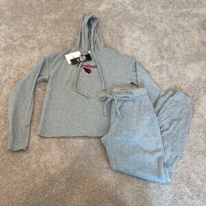 NWT Wear by Erin Andrews NFL Cardinals 2 Piece Sweat Set Light Blue‎ Size XS
